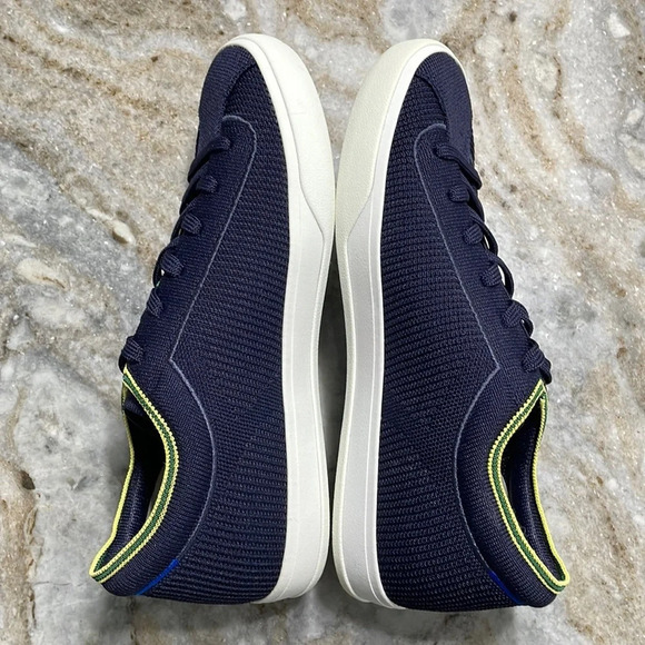 Rothy’s The Lace Up Sneaker in Navy Knit - Picture 8 of 16
